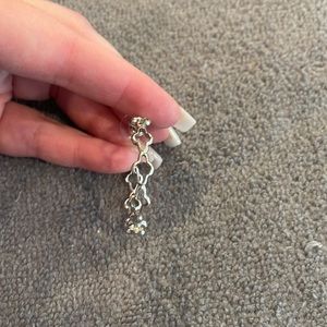 Brand New Abbie Hoop Earrings in Silver